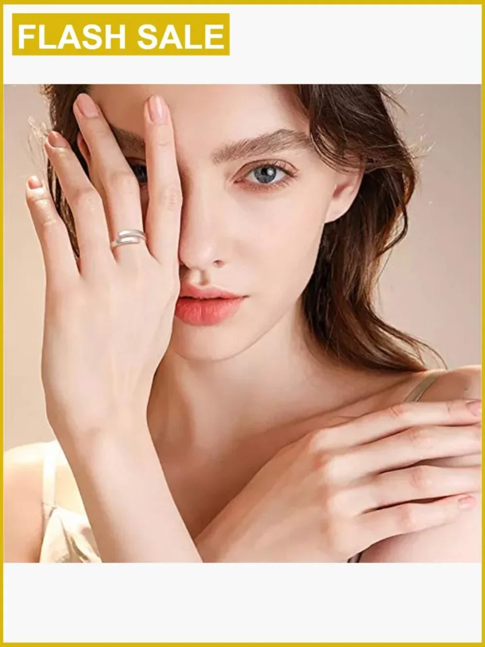 925 Sterling Silver Adjustable Inspirational Ring Gift for Women